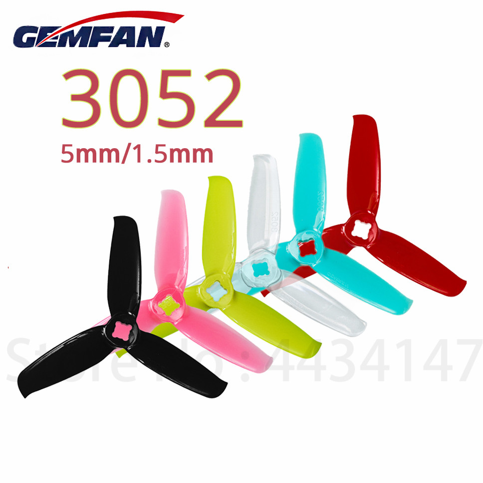 Walksnail Avatar Hd Goggles X - Gemfan Flash 3052 1,5 mm/5 mm
