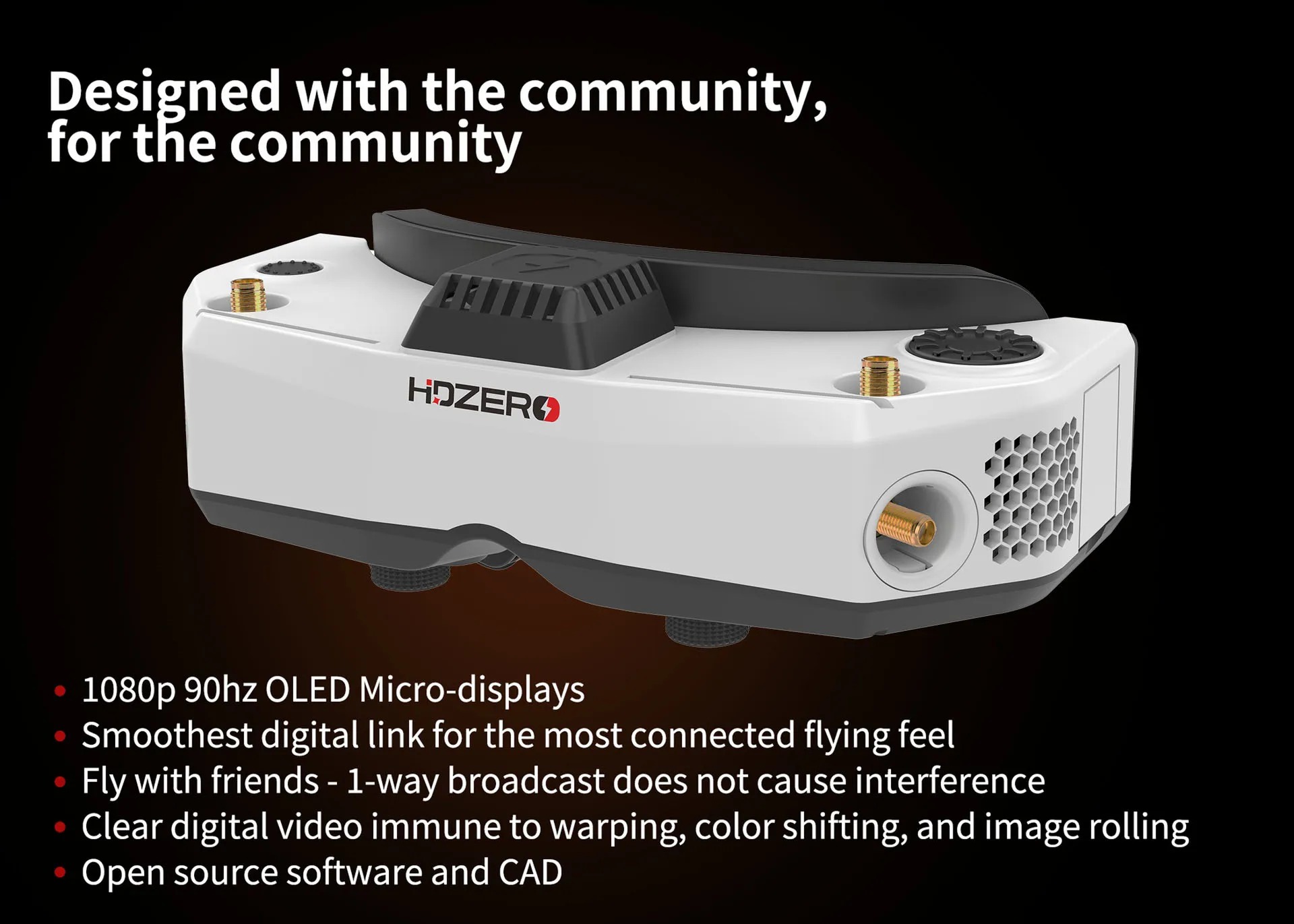 Hdzero Goggles Digital Hd Fpv - Gogle HDZero Goggles 2 FPV HD,