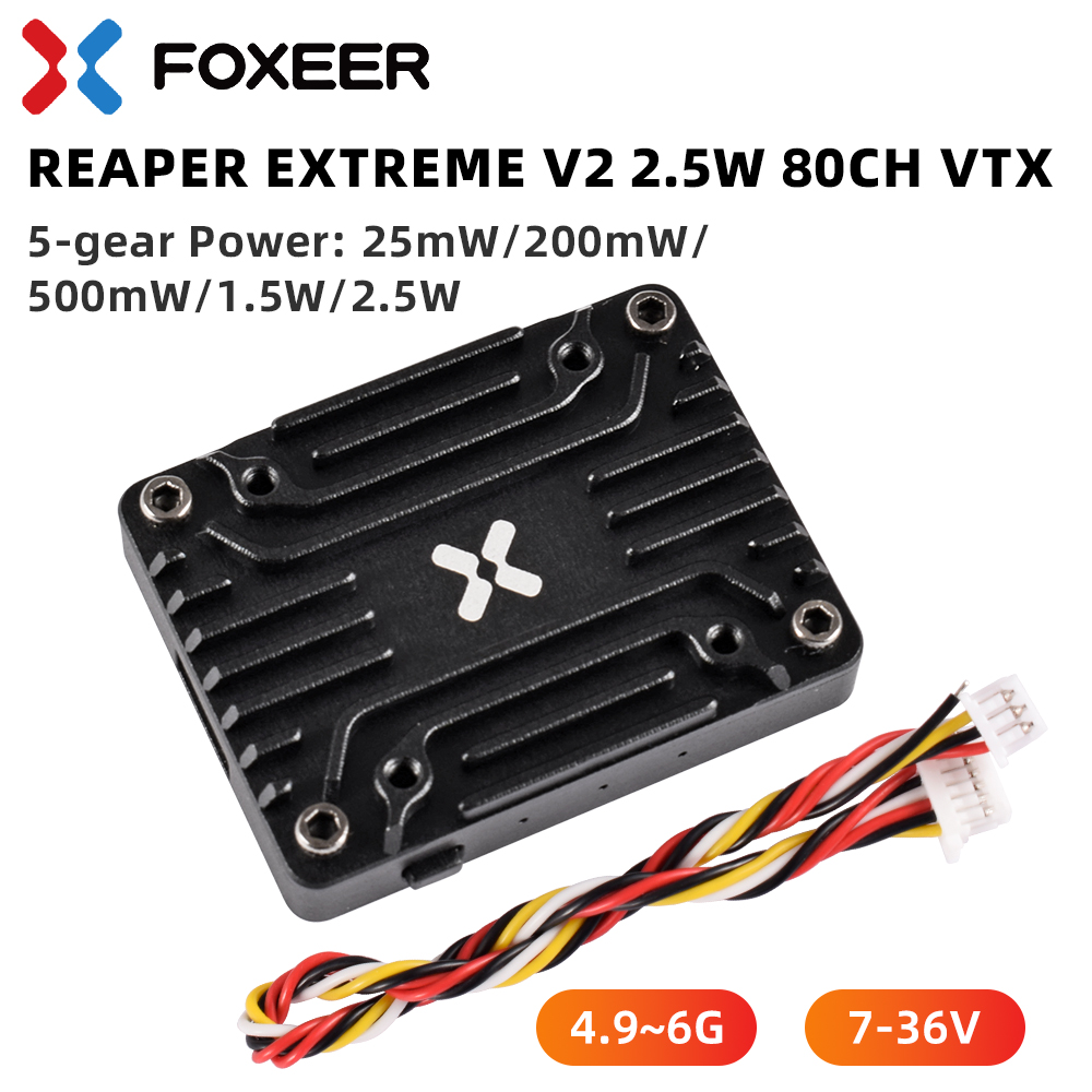 Foxeer 4.9-6G Reaper Extreme V – Foxeer Reaper Extreme 2.5W Vtx recenzja i cena