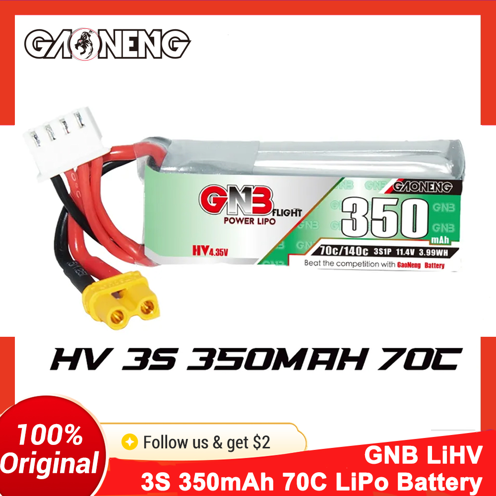 Gaoneng GNB 350mAh 3S 70C Bate – Walksnail Avatar Hd Goggles X recenzja i cena